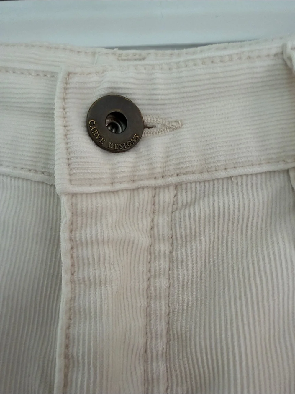 Carve Designs Oahu 6” Cream Shorts Women’s Size 8